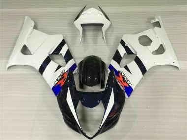 2003-2004 White Black Suzuki GSXR 1000 Motorcylce Fairings