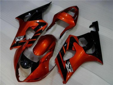 2003-2004 Brown Black Suzuki GSXR 1000 Motorcycle Fairings