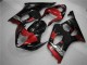 2003-2004 Red Black Suzuki GSXR 1000 Motorcycle Fairing Kits