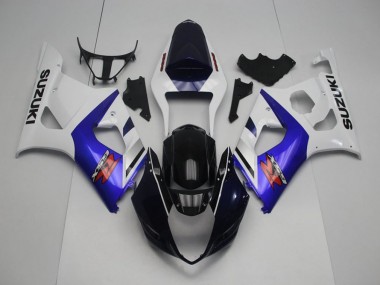 2003-2004 Dark Blue Front and Blue Suzuki GSXR 1000 Motorcycle Replacement Fairings