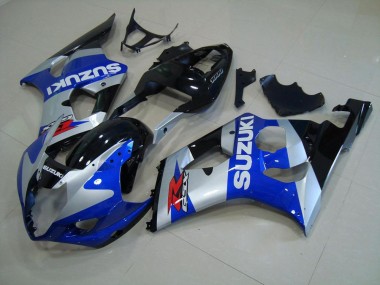 2003-2004 Blue Silver Suzuki GSXR 1000 Motorcyle Fairings