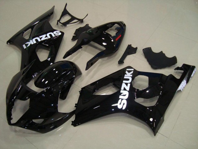 Abs 2003-2004 Glossy Black Suzuki GSXR 1000 Motor Fairings & Bodywork