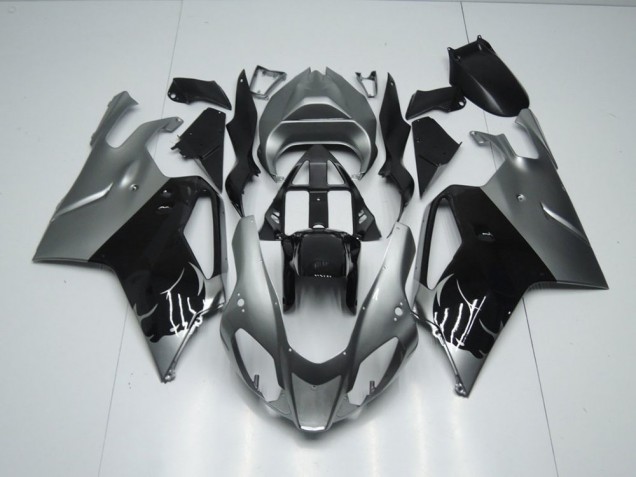 2003-2006 Grey and Black Aprilia RSV1000 Bike Fairing Kit