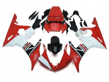 Abs 2003-2005 Red White Black Yamaha YZF R6 Motorcycle Fairings Kits