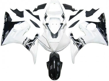 Abs 2003-2005 Black White Tribal Yamaha YZF R6 Motorcycle Fairing