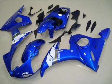 Abs 2003-2005 OEM Style Blue Yamaha YZF R6 Bike Fairings