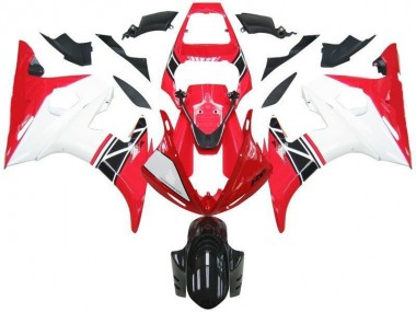 2003-2005 Red White Black Yamaha YZF R6 Motorcycle Bodywork