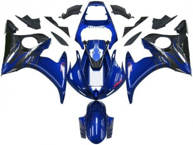 2003-2005 Blue Black Yamaha YZF R6 Motorbike Fairings