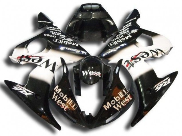 Abs 2003-2005 Black Mobil West Yamaha YZF R6 Motorbike Fairing