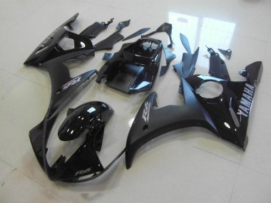 Abs 2003-2005 Matte Black Glossy Black Yamaha YZF R6 Motorbike Fairing Kits