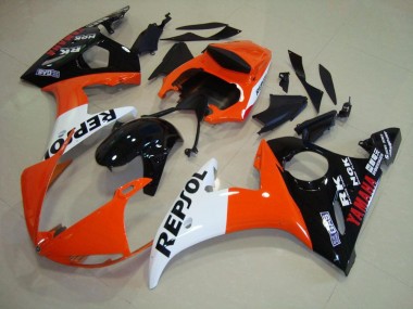 2003-2005 Repsol Yamaha YZF R6 Motorcycle Fairings Kit