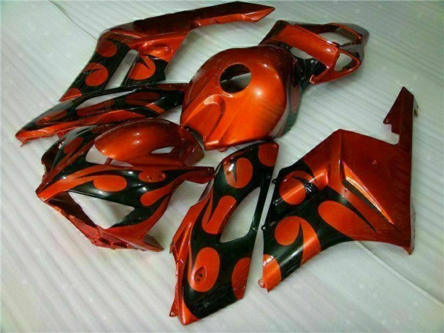 2004-2005 Orange Black Honda CBR1000RR Motorcyle Fairings