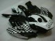 2004-2005 White Black Honda CBR1000RR Replacement Fairings