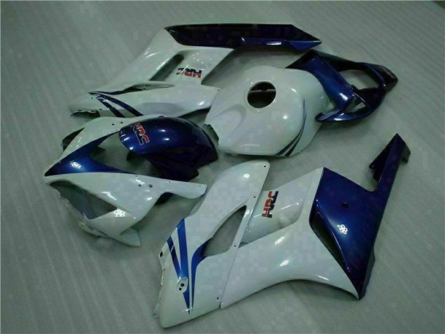 2004-2005 White Blue Honda CBR1000RR Motor Bike Fairings