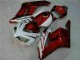 2004-2005 White Red Honda CBR1000RR Bike Fairing Kit