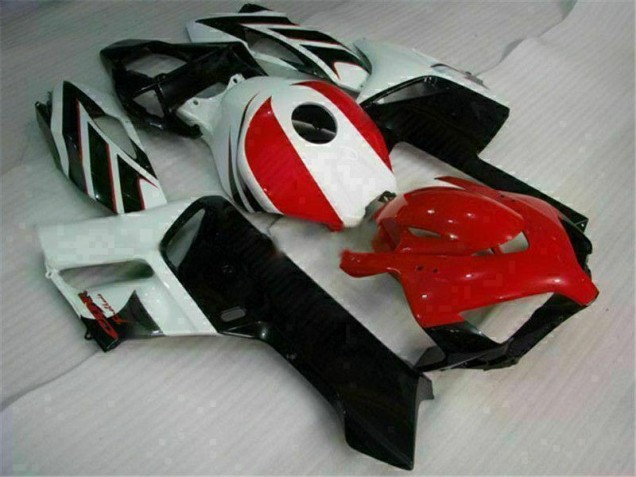 2004-2005 Black White Honda CBR1000RR Motorcycle Fairings Kits