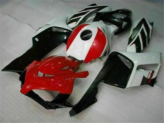 2004-2005 Black White Honda CBR1000RR Motorcycle Fairings Kits