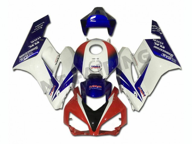 2004-2005 White Blue Red Honda CBR1000RR Moto Fairings