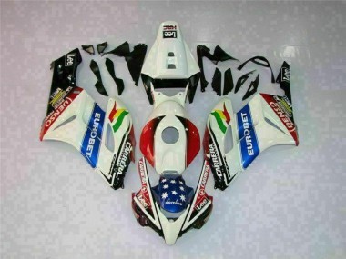 2004-2005 White Red Honda CBR1000RR Motorcycle Replacement Fairings