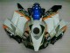 2004-2005 White Blue Honda CBR1000RR Replacement Fairings