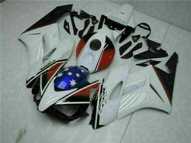 2004-2005 White Black Honda CBR1000RR Motorcycle Fairings Kit