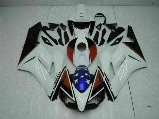 2004-2005 White Black Honda CBR1000RR Motorcycle Fairings Kit