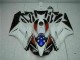 2004-2005 White Black Honda CBR1000RR Motorcycle Fairings Kit