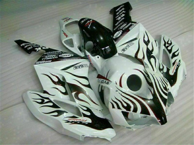 2004-2005 White Honda CBR1000RR Motorcycle Fairings