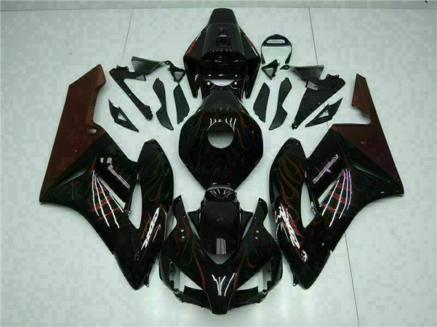 2004-2005 Red Flame Honda CBR1000RR Motorcycle Fairing Kits