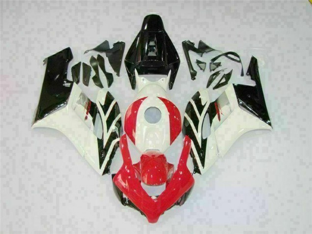 2004-2005 White Red Black Honda CBR1000RR Motorcycle Fairing Kit