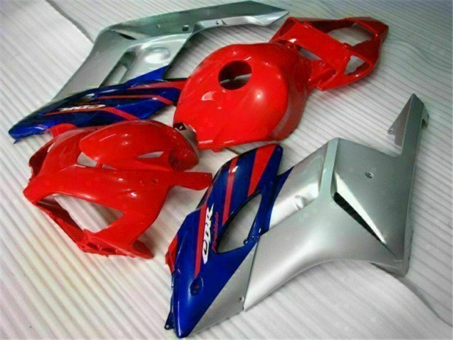 2004-2005 Red Silver Blue Honda CBR1000RR Motorcycle Fairings Kit