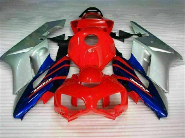 2004-2005 Red Silver Blue Honda CBR1000RR Motorcycle Fairings Kit