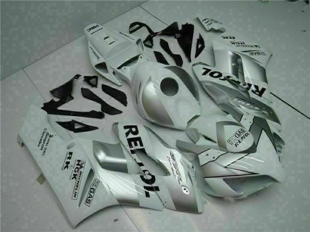 Abs 2004-2005 Silver White Repsol Honda CBR1000RR Motorcylce Fairings