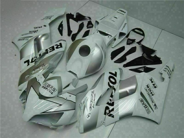 Abs 2004-2005 Silver White Repsol Honda CBR1000RR Motorcylce Fairings