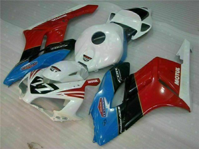 2004-2005 White Red 77 Honda CBR1000RR Motorcycle Fairing Kits