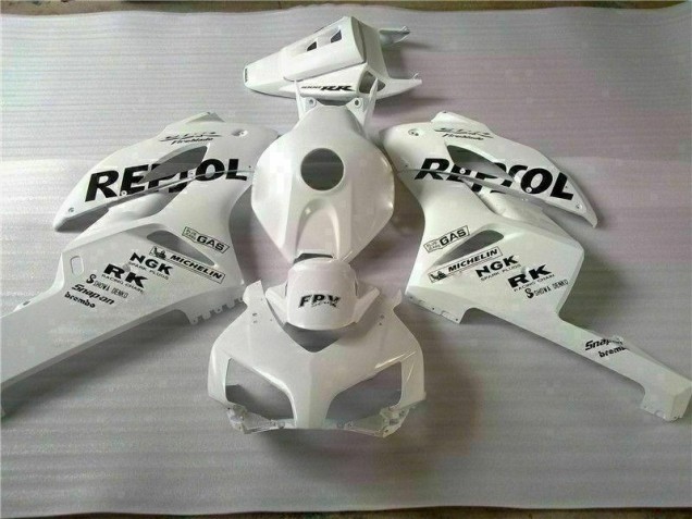 2004-2005 White Black Repsol Honda CBR1000RR Motorcycle Fairing Kit