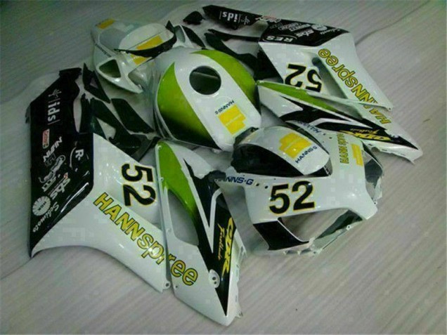 2004-2005 White Green Hannspree 52 Honda CBR1000RR Bike Fairing