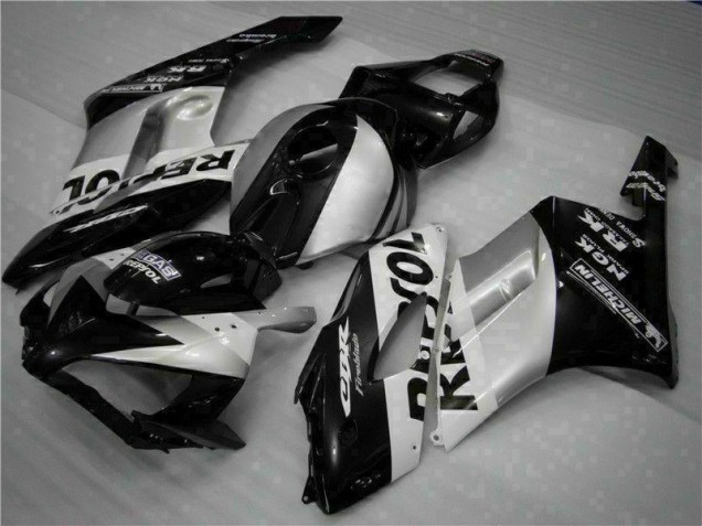 2004-2005 Black Silver Repsol Honda CBR1000RR Motorcycle Fairings Kit