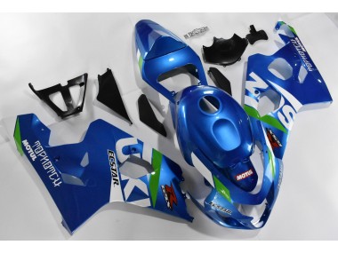 2004-2005 Blue White Suzuki GSXR 600/750 Motorcylce Fairings