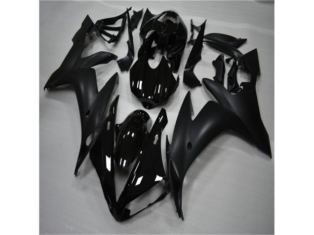 Abs 2004-2006 Glossy Matte Black Yamaha YZF R1 Bike Fairing Kit