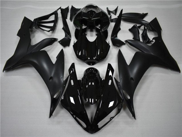 Abs 2004-2006 Glossy Matte Black Yamaha YZF R1 Bike Fairing Kit