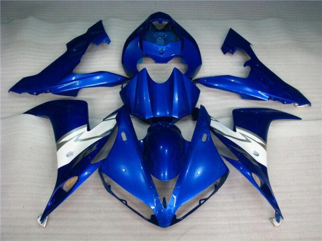 2004-2006 Blue White Yamaha YZF R1 Bike Fairings