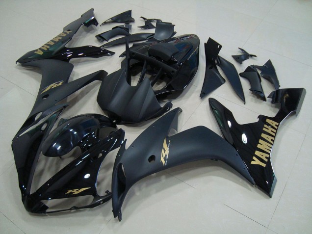 Abs 2004-2006 Black Matte Gold Yamaha YZF R1 Motorcycle Bodywork