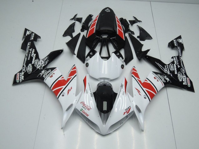 Abs 2004-2006 White Black Stickers Yamaha YZF R1 Motorbike Fairing