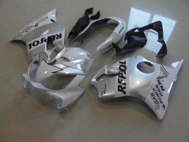 Abs 2004-2007 White Repsol Honda CBR600 F4i Motorcylce Fairings