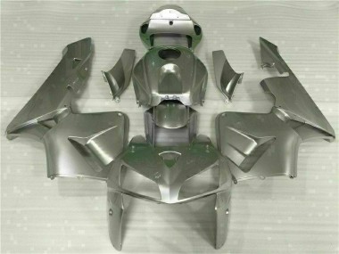 2005-2006 Silver Honda CBR600RR Motorcycle Fairing