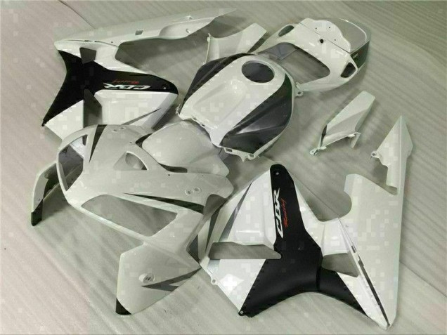 2005-2006 White Honda CBR600RR Bike Fairing