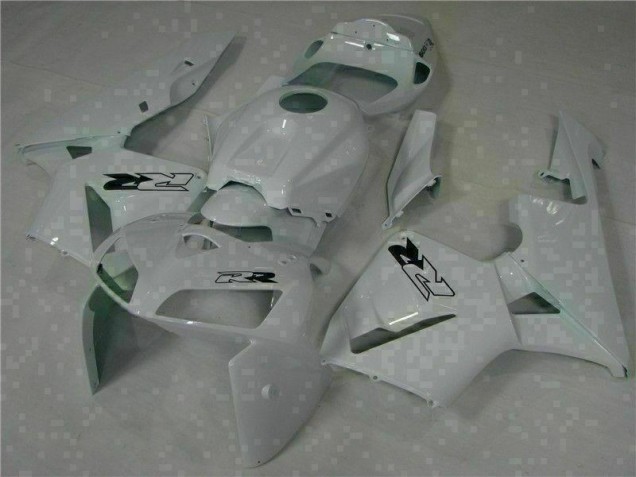 2005-2006 White Honda CBR600RR Replacement Motorcycle Fairings