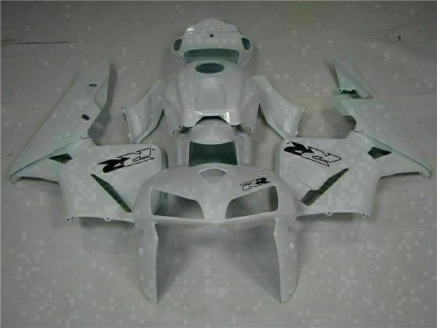 2005-2006 White Honda CBR600RR Replacement Motorcycle Fairings