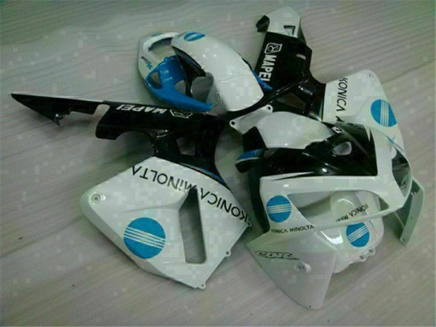 2005-2006 White Blue Honda CBR600RR Motorcyle Fairings